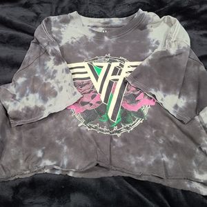 Van Halen Cropped Tee Shirt size M/L